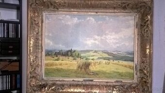 Obraz Daněk Sedláček Žně na Vysočině