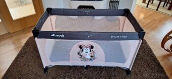 NOVÁ cestovní postýlka Hauck DREAM N PLAY MINNIE
