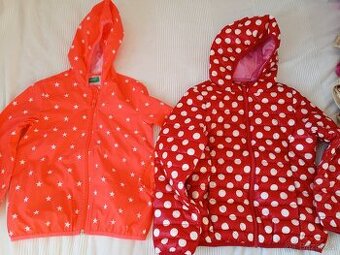 Přechodová a lehká šustka Benetton vel.  M -122 /128,  L -13