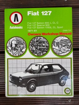 FIAT 127 originální montážní manualy servisní příručky