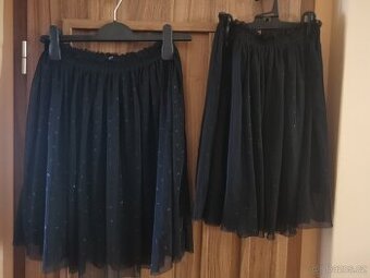 Tylové sukně vel. 152/158 a vel. 116/122