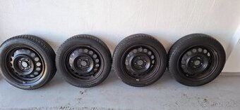 Letní sada kol 4x100 + Barum 155/65 R14