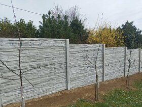 Betonový plot od CZ výrobce na klíč - TOP CENA - 1