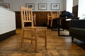 Jídelní dřevěné židle DIGUE — masiv