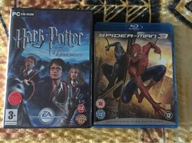 Blu-ray disc Spider-man 3+ hra na PC Harry Potter