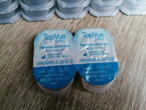 TopVue kontaktní čočky (jednodenní) -7.00 dioptrií