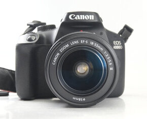 CANON EOS 4000D a objektiv 18-55 mm III