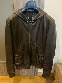 Armani Jeans bunda kožená,pánská,vel.50,vintage, PC 600€