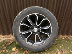Alu kola 17” 5x114,3 + letni pneu