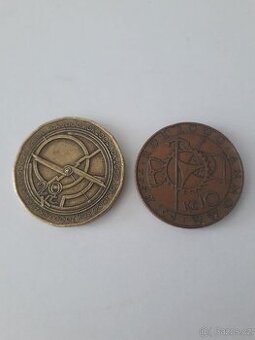 " MILÉNIUM" Mince 10 a 20 Kč z oběhu, r. 2000