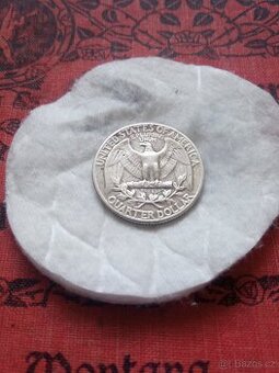 STŘÍBRNÝ AMERICKÝ 1/4 DOLLAR 1945 - 1