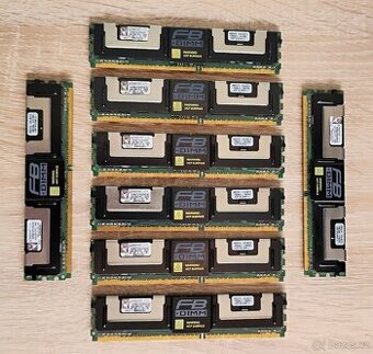SERVEROVÉ PAMĚTI 8X 4 GB DDR2 KINGSTON KVR667D2D4F5K2