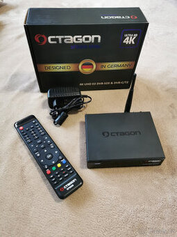 DVB-T2 a satelitní přijímač Octagon SF8008 Mini 4K UHD E2