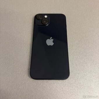iPhone 14 128GB černý, pěkný stav, 12 měsíců záruka