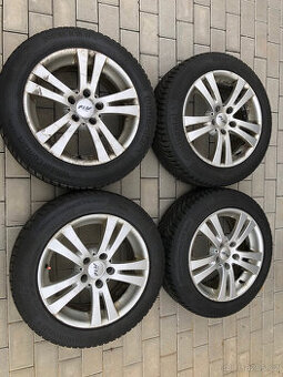 Alu kola R16, 5x112, zimni pneu continental 205/55 R16
