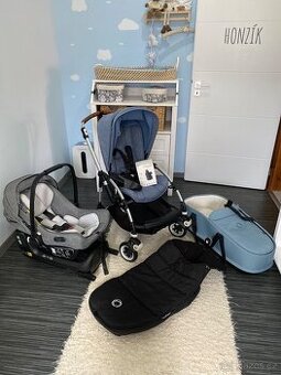 Kočárek BugabooBee 5 + Bugaboo Turtle Air by Nuna + isofix