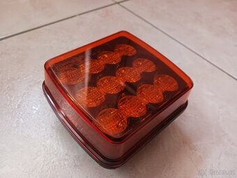 LED výstražné světlo, oranžové