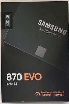 SAMSUNG 870 EVO 500GB NOVÝ ZÁRUKA 60M