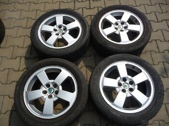 ALU KOLA 16 ŠKODA STYLE 5x100 ET 42 205/55R16 VW,SEAT