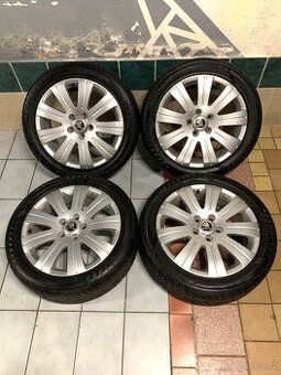 Alu kola Škoda R17 5X112 ZIMNÍ PNEU 205/50 R17 FLASH