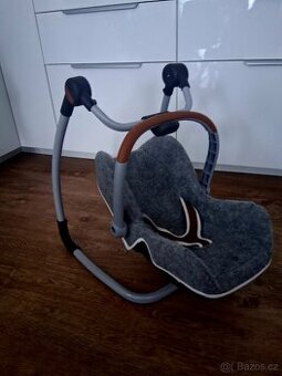 Jídelní židle s autosedačkou a houpačkou 3v1