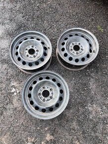 2ks plechových disku BMW - 5x120, 7jx16, IS31 - 1