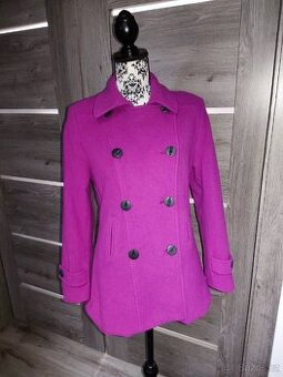 Fialový kabátek/sako vel. 42/44