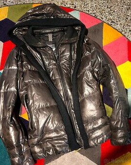 BUGATTI  STYLOVÁ PÁNSKÁ  ZIMNÍ BUNDA-PÉŘOVKA-PEŘÍ XXL 🤩💪🏽