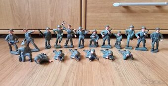 Gumoví vojáčci DDR,Kovbojové,indián a koníci a minizvířátka