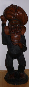 Dřevěná socha z Afriky