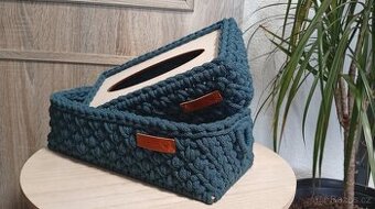 Háčkované košíky