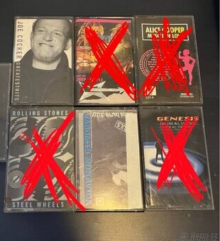 Deep purple/Alice cooper/Genesis/Joe Cocker/Nohavica