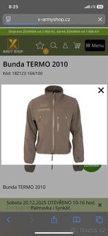 Thermo bunda ačr 2010 softshell nová