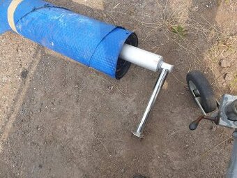 Bazénový naviják solární plachta 8x4m