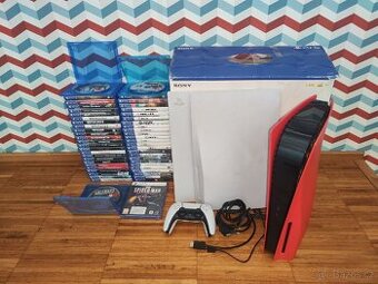 PS5 s mechanikou, kryt a hry na PS4/PS5