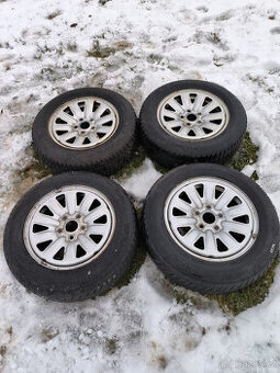 4 zimní kola ŠKODA 15´,5x112 195/65/15 OCTAVIA II,III, VW