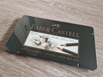 Tužky Faber-Castell Castell 9000 v plechové krabičce