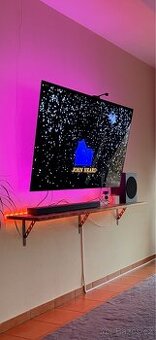 65" LG OLED65B1  a Samsung HW-Q60T/EN soundbar