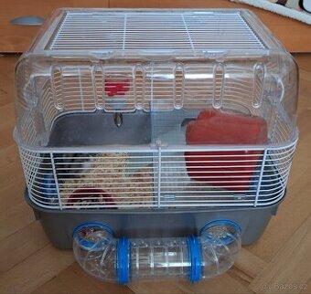 Vybavená klec s Křečkem džungarským