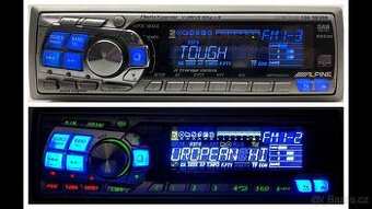 ALPINE CDA-9812RB , 60 X 4 Watt ,  MMP3 , CD , aux...