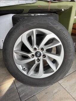 Originální kola Hyundai Tucson R17 – letní pneu Continental