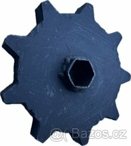 Hnací kolo pásu, železný kůň - kovové duté