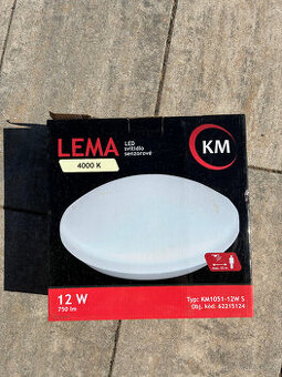 Stropní LED 12 W 750 lm s čidlem 4000 K