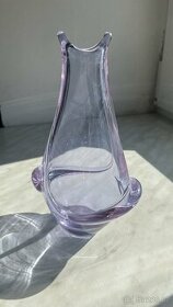 Hutní alexandritové sklo - váza - 1