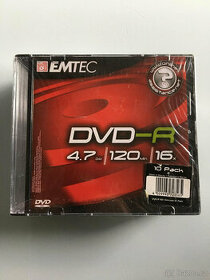 DVD-R EMTEC 4,7GB 16x 10ks slim pack
