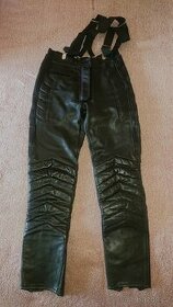 Kožené motorkářské kalhoty - 1