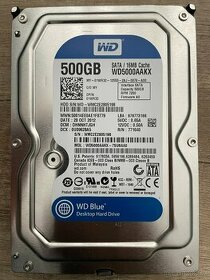 Prodám HDD disk 500GB - 1