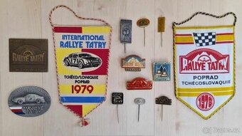 Rallye Tatry - odznaky, plakety, vlaječky.
