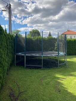 Trampolína průměr 518 cm - zelená