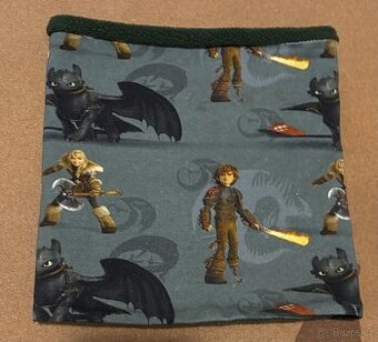 Nákrčník fleece Jak vycvičit draky - 1